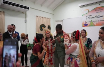 It was an honour to have Hon'ble Prime Minister of Grenada H. E. Dickon Mitchel at the Cultural Performance organized by the High Commission at the Red Cross Society Hall in St George on April 2, 2024 on the occasion of Indian Council for Cultural Relations' Foundation Day.